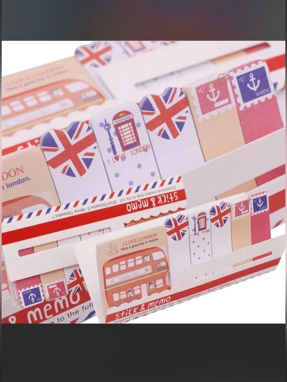 $2 London Sticky notes $2 WITH ANY $10 ORDER OR MORE
